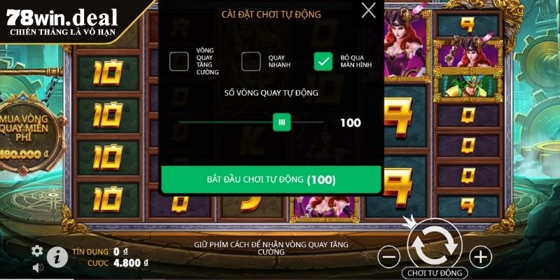 Hải Huyền Thoại 78win - Bí Quyết Săn Thưởng Lớn Từ Các Chuyên Gia 4 Tận dụng chế độ quay tự động một cách thông minh