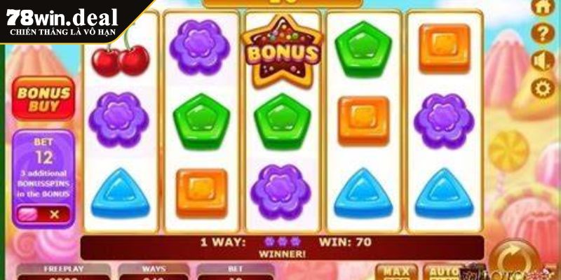 Kẹo Ngọt Bùng Nổ 78WIN Thế Giới Nổ Hũ Ngọt Ngào Hấp Dẫn 4 Đặc biệt qua từng biểu tượng và tính năng